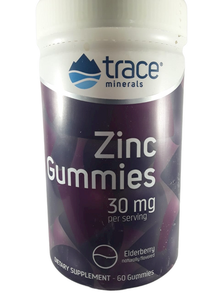 Zinc Gummies, 30 mg, Elderberry Flavored, 60 Gummies -Gomas de Zinc, 30 mg, Sabor Saúco, 60 Gomas