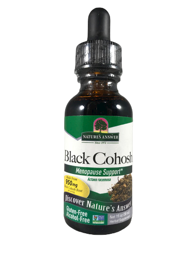 Black Cohosh Extract, 1000 MG, Alcohol Free, 1 fl oz. - Extracto de Cohosh Negro, 1000 mg, Sin Alcohol, 1 fl oz