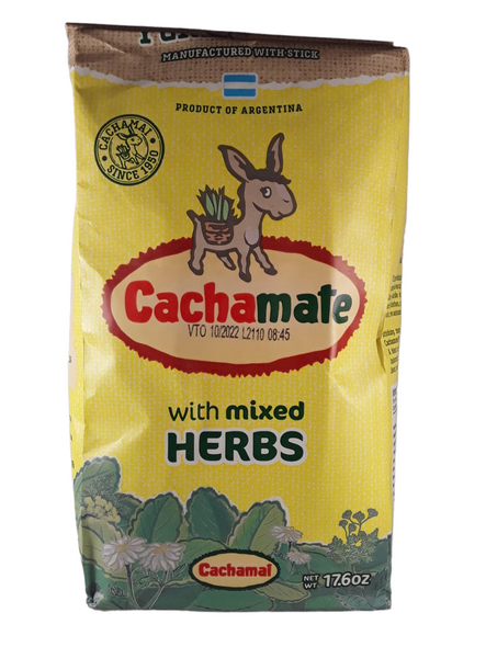 Yerba Mate Tea, with Mixed Herbs, 17.6 oz -Té Yerba Mate, con Mezcla de Hierbas, 17.6 oz Yerba Mate Tea, with Mixed Herbs, 17.6 oz -Té Yerba Mate, con Mezcla de Hierbas, 17.6 oz