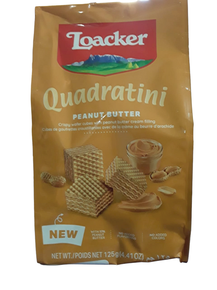 Wafers, Peanut Butter, 125g -Obleas, Mantequilla de Maní, 125g