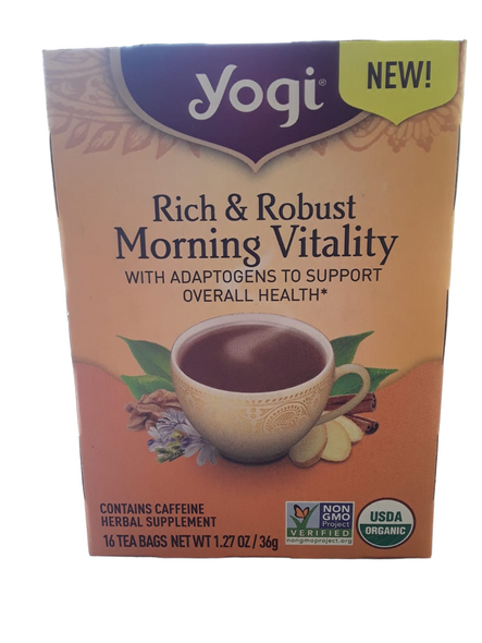 Tea, Morning Vitality, Organic, 16 Tea Bags -Té, Vitalidad de la mañana, orgánico, 16 bolsitas de té