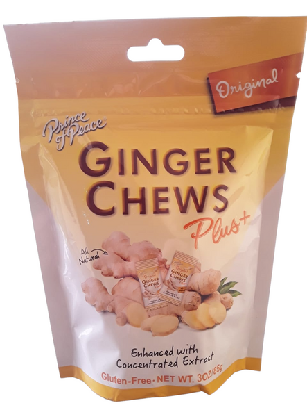 Ginger Chews Plus, Original, 3 oz -Jengibre Masticable +, Originales, 3 oz