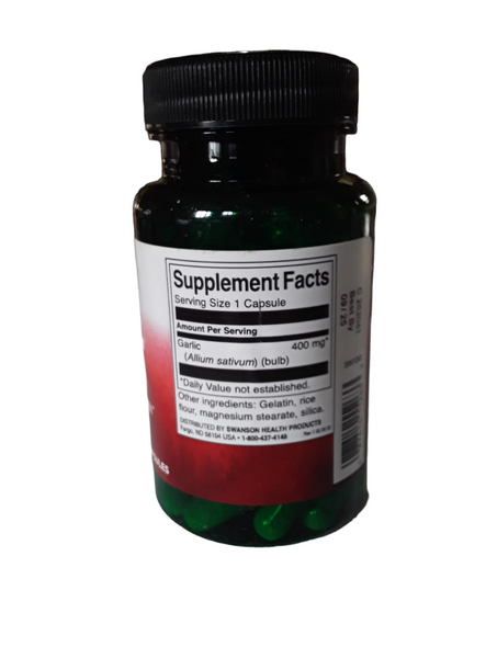 Garlic, Full Spectrum, 400mg -Ajo, Espectro Completo, 400mg