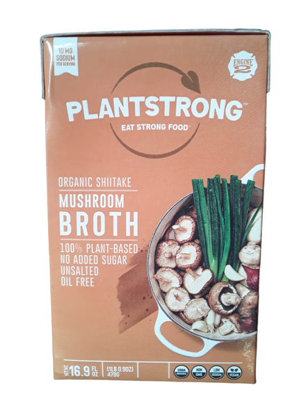 Shiitake Mushroom Broth, Organic, 16.9 oz -Caldo de Setas Shiitake, Orgánico, 16.9 oz