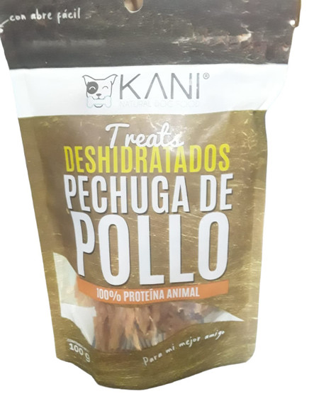 Dog Treats, Dehydrated Chicken Breast, 100g -Galletas para Perros, Pechuga de Pollo Deshidratada, 100g