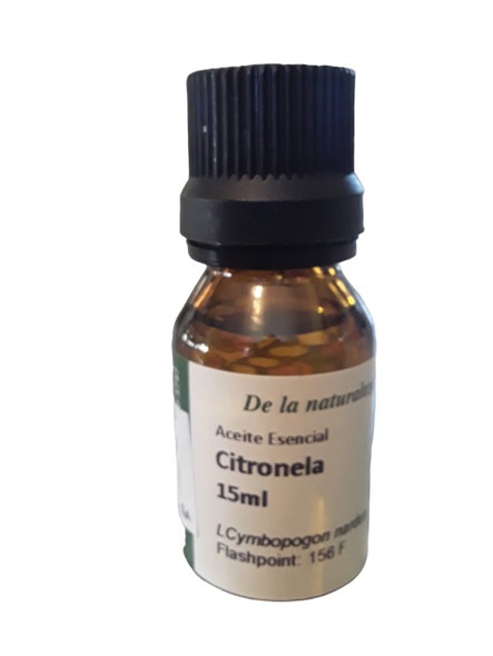 Citronella Essential Oil, 15 ML -Aceite Esencial de Citronela, 15 ML