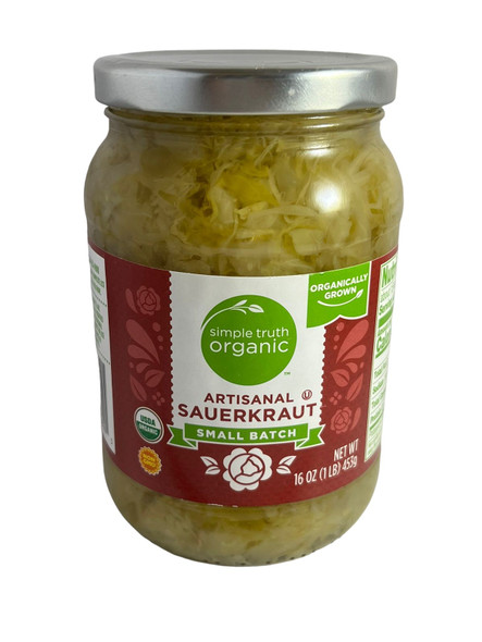 Sauerkraut, Organic, 16 oz - Chucrut, Orgánico, 16 oz