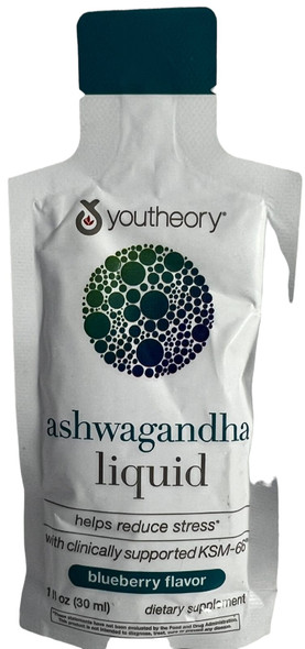 Ashwagandha Liquid, Blueberry, 30 ML - Ashwagandha Líquido, Arándano, 30 ML