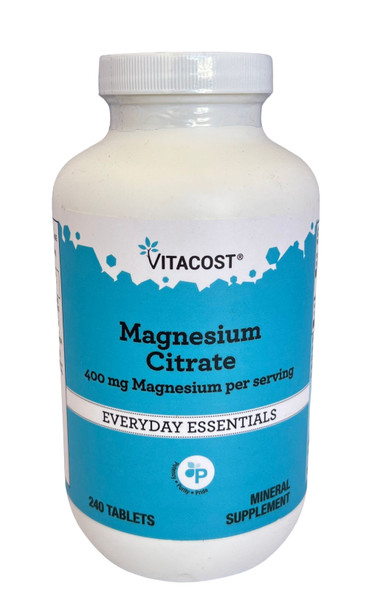 Magnesium Citrate, 400mg, 240 Capsules - Citrato de Magnesio, 400mg, 240 Cápsulas