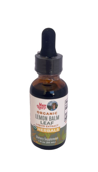 Lemon Balm Leaf Extract, Organic, 1 fl oz - Extracto de Hoja de Melisa, Orgánico, 1 fl oz