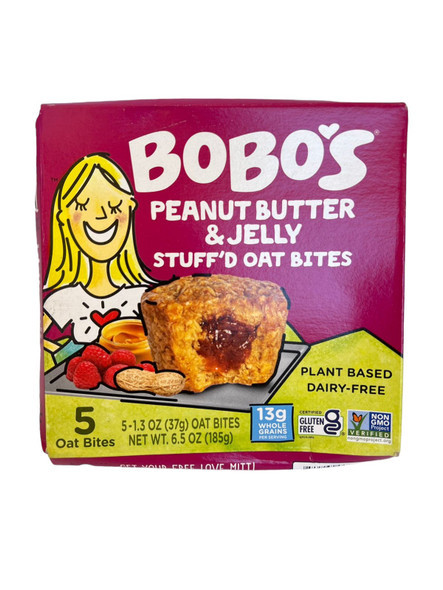 Oat Bites, Peanut Butter & Jelly, 5 Oat Bites - Bocaditos de Avena, Mantequilla de Maní y Jalea, 5 Bocaditos de Avena