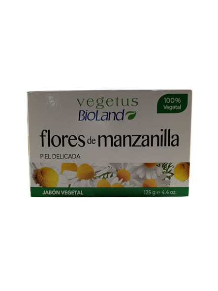 Soap, Chamomile, Delicate Skin, 4.4 oz - Jabon, Flores de Manzanilla, Piel Delicada, 125g