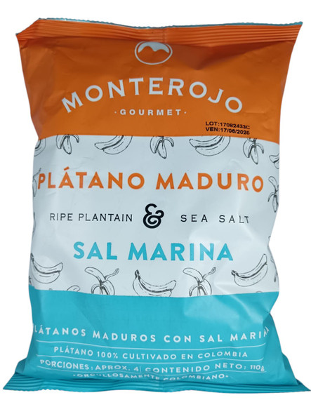 Plantain Chips, Sea Salt, 110g - Platano Maduro, Sal de Mar, 110g