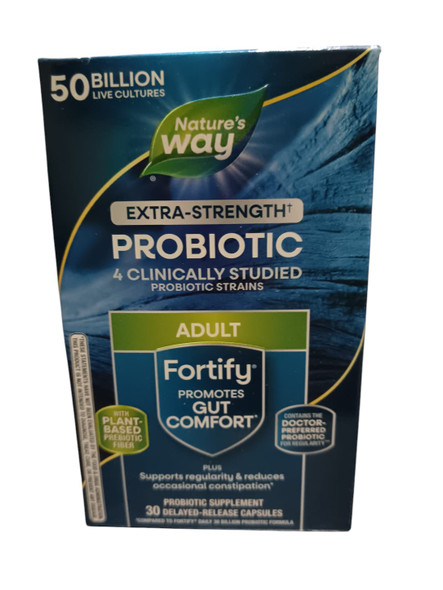 Probiotic, 50 Billion Live Cultures, 30 Delayed Release Capsules -Probiótico, 50 mil millones de Cultivos Vivos, 30 Cápsulas de Liberación Retardada