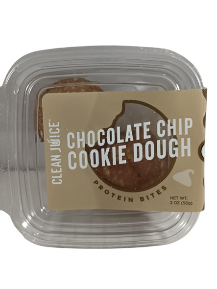 Protein Bites, Chocolate Chip Cookie Dough, 2 oz -Proteína Bocados, Chocolate con chispas de masa de galletas, 2 oz
