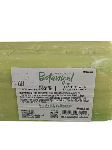Soap, Tea Tree with Sage Extract, 6.6 ox -Jabón, Arbol de te con Extracto Salvia, 187gr