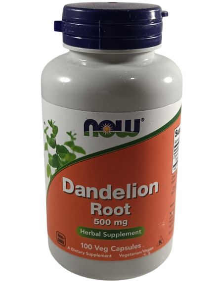 Dandelion Root, 500mg, 100 Veg Capsules -Raíz de Diente de León, 500mg, 100 Cápsulas Veg