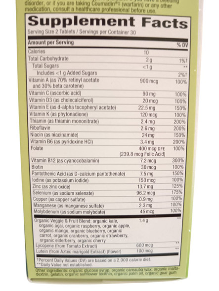 Men's Multivitamin, Garden Goodness, 60 Tablets -Multivitaminas para Hombres, Garden Goodness, 60 Tabletas