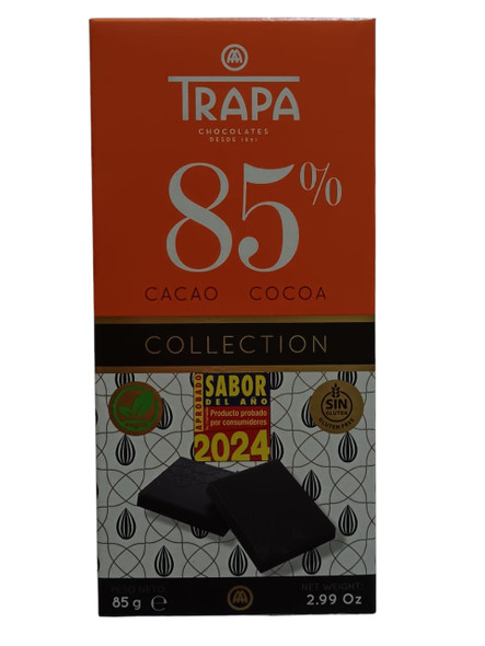 Chocolate Bar, 85%, 2.99 oz - Barra de Chocolate, 85%, 85g