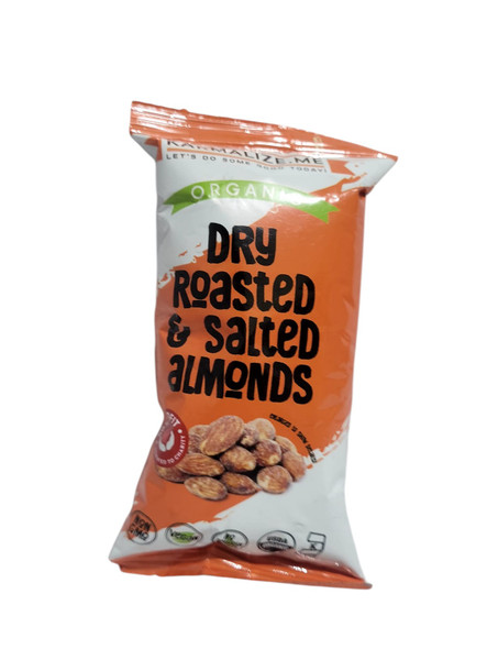Almonds, Dry Roasted & Salted, Organic - Almendras, Tostadas en Seco y Saladas, Orgánicas Almonds, Dry Roasted & Salted, Organic - Almendras, Tostadas en Seco y Saladas, Orgánicas