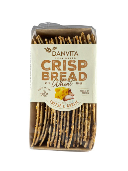 Crisp Bread, Cheese & Garlic -Pan Crujiente, Queso y Ajo