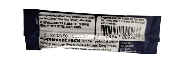 Magnesium Glycinate, Grape, .11 oz - Glicinato de Magnesio, Uva, 3g