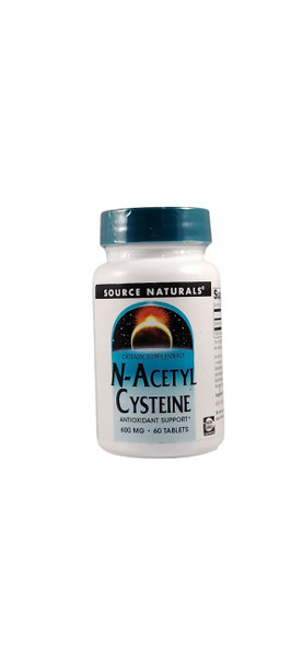 N-Acetyl Cysteine, 600mg, 60 Tablets -Acetilcisteína N, 600 mg, 60 Tabletas