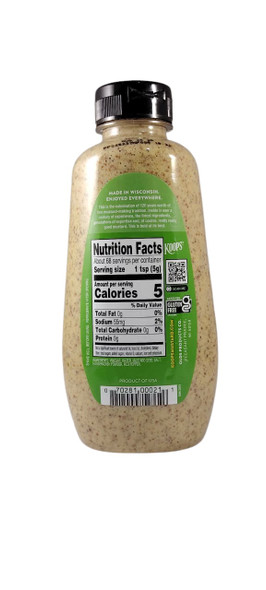 Mustard, Horseradish, 12 oz -Mostaza, Rábano Picante, 340g