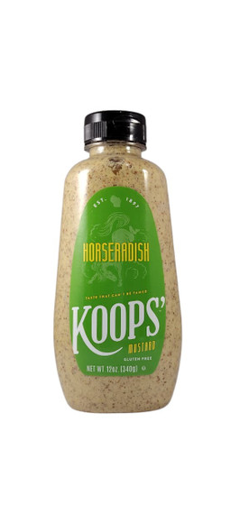 Mustard, Horseradish, 12 oz -Mostaza, Rábano Picante, 340g