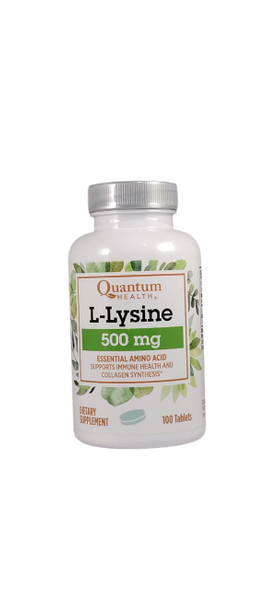 L-Lysine, 500mg, 100 Tablets -L-lisina, 500 mg, 100 Tabletas