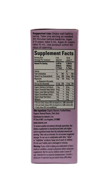 Sleep, with Melatonin, Kids 2 +, Grape, 4 fl oz. -Sueño, con melatonina, niños 2+ años, uva, 118 ml.