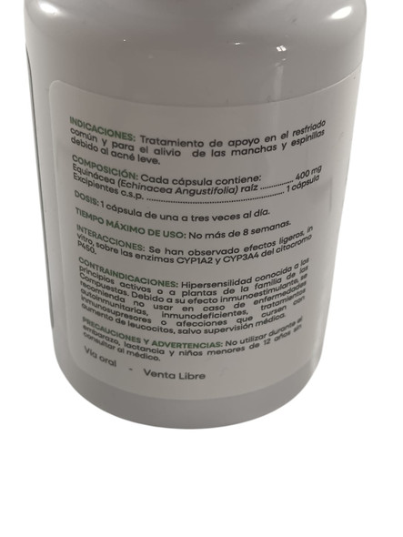 Equinacea, 400mg, 60 Capsules -Equinácea, 400 mg, 60 Cápsulas