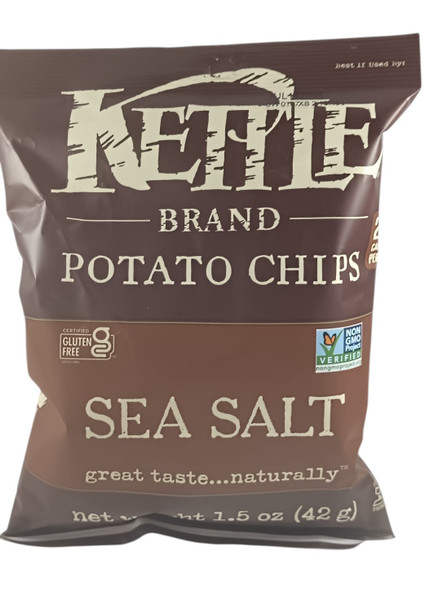 Potato Chips, Sea Salt, 1.5 oz - Patatas fritas con sal del mar, 42 g