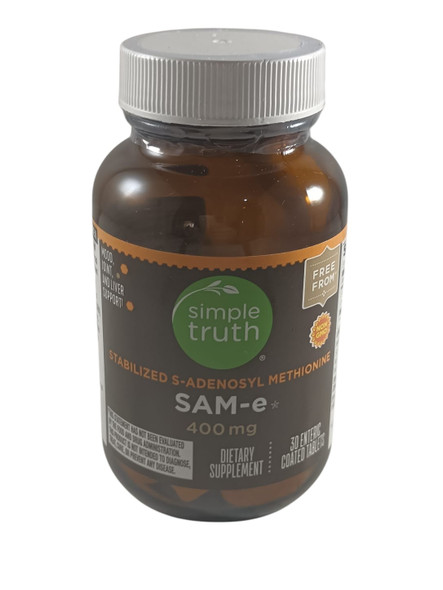 SAM-e, 400mg, 30 Capsules -SAM-e, 400 mg, 30 Cápsulas