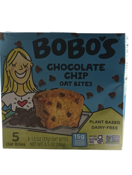 Chocolate Chip Oat Bites, Gluten-Free, 5 Oat Bites - Bocaditos de avena con trocitos de chocolate, sin gluten, 5 unidades