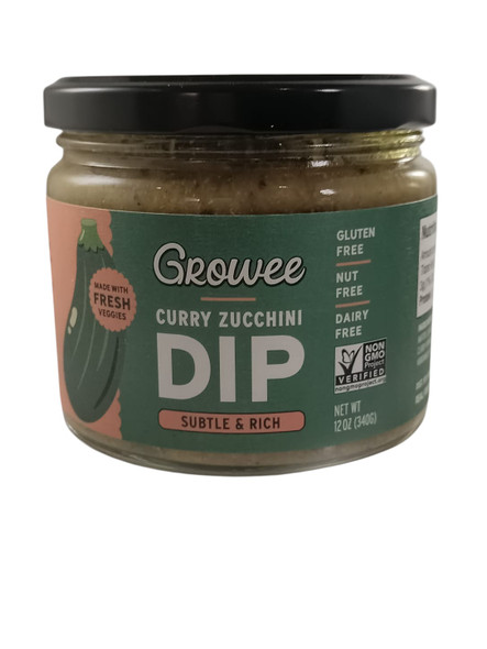 Curry Zucchini Dip, 12 oz. -Salsa de Zucchini al curry, 340 g