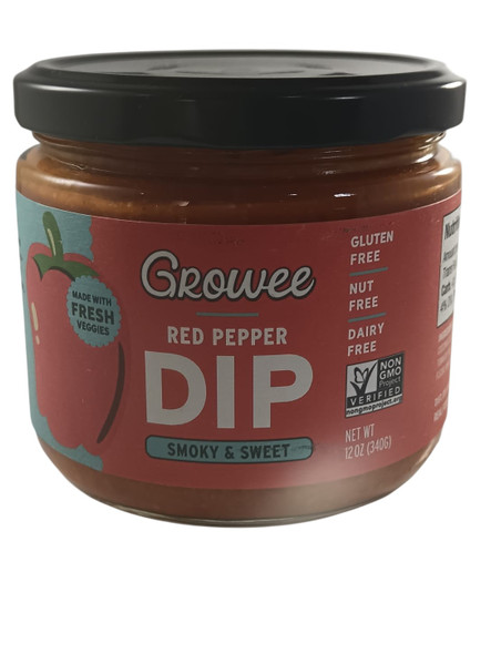 Red Pepper Dip, 12 oz. -Salsa de Pimiento Rojo, 340 g