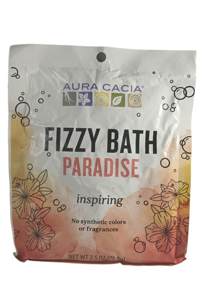 Fizzy Bath, Paradise, 2.5 o z- Sales de baño espumosas, Paraíso, 70 g