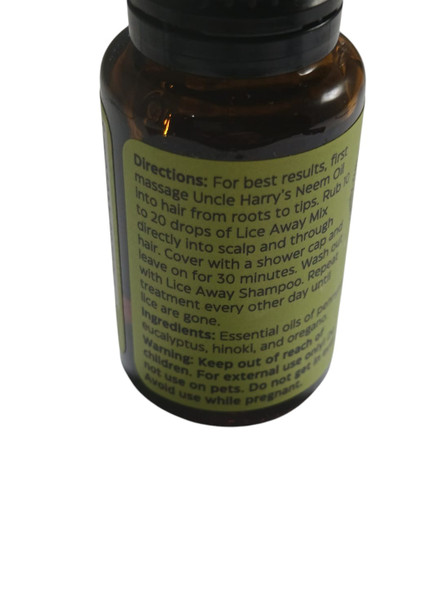 Lice Away Mix, .5 fl oz - Piojos no Mas, 15ml