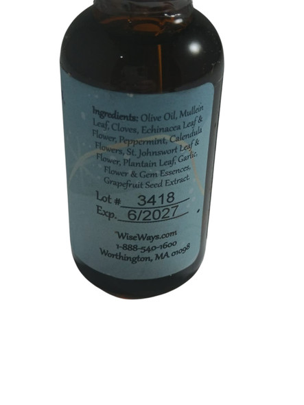Mullein Ear Oil, 1 oz -Aceite de gordolobo para los oídos, 30 ml