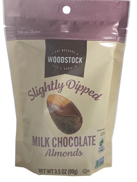 Almonds, Milk Chocolate, 3.5 oz - Almendras, Chocolate con leche, 100 g