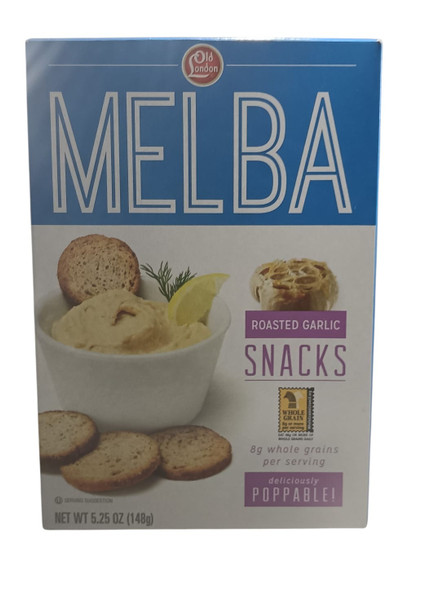 Melba Toast, Roasted Garlic, 5.25 oz - Galletas Melba, Ajo, 148 g