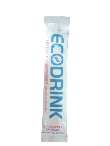 Nutrient Support Drink, Strawberry Lemonade, .25 oz - Bebida de soporte nutricional, Fresa Lemonada, 7g