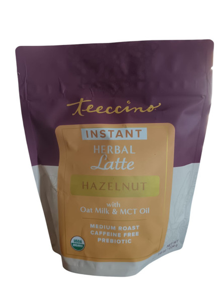 Herbal Latte, Hazelnut, Organic, 7.9 oz - Latte de Hierbas, Avellana, Orgánico, 224 g