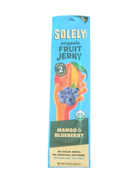 Fruit Jerky, Mango & Blueberry, Organic , .8 oz -