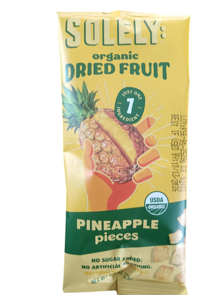 Pineapple Pieces, Organic,  23g - Trozos de Piña, Orgánicos, 23 g