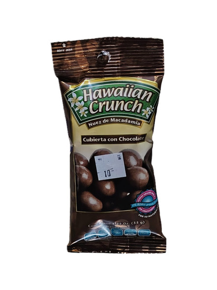 Macadamia Nuts, Chocolate Covered, 1.25 oz - Macadamia, Cubierta con CHocolate, 35g