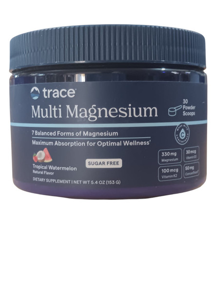 Multi Magnesium, Tropical Watermelon, Sugar Free, 5.4 oz - Multimagnésio, Sandía Tropical, Sin Azúcar, 5,4 oz -