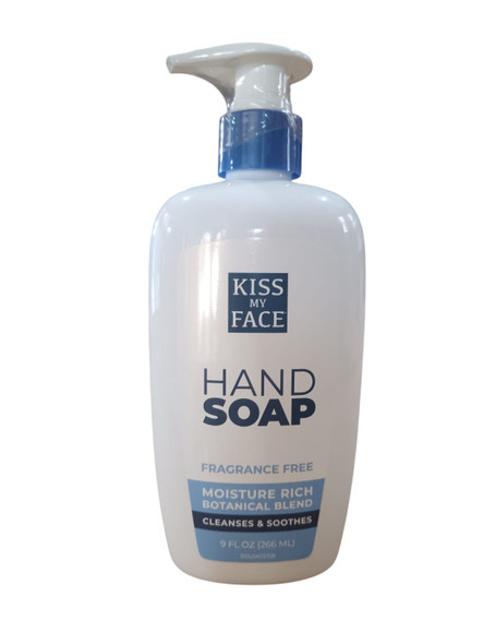 Hand Soap, Fragrance Free, 9 oz. - Jabón de Mano, sin Fragancia, 9 oz.