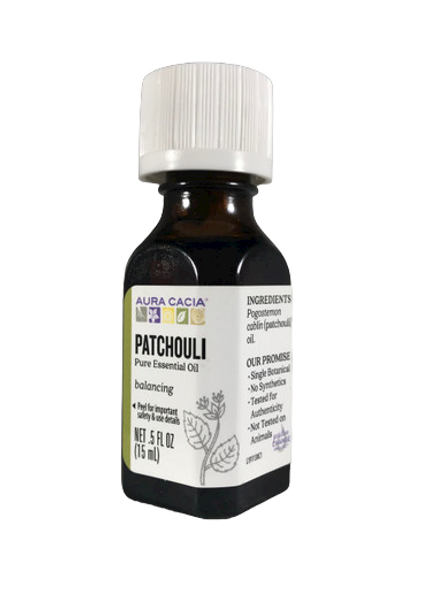 Patchouli Essential Oil, .5 fl oz. - Aceite de Patchouli, .5 oz.